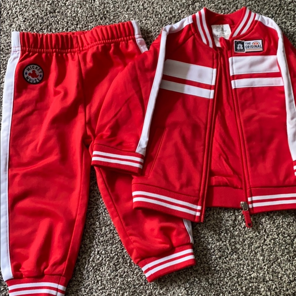 Mickey Mouse track suit